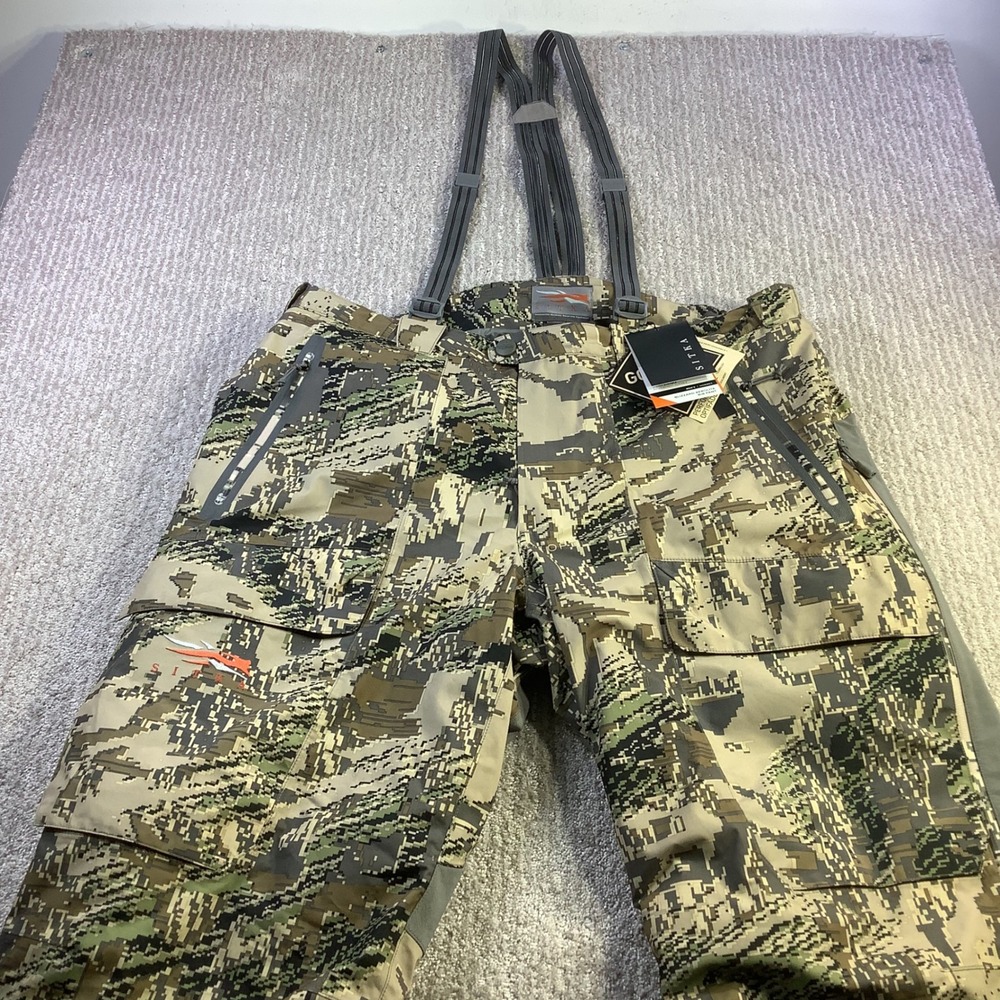Sitka Blizzard AeroLite Bib Pant Optifade Open Country GTX Size XL 40 x 32 NWT